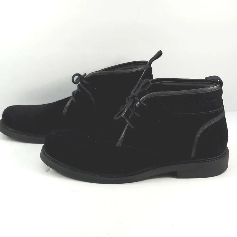 BLONDO‎ Black Nubuck Waterproof Loafers. SIZE 8.5 S802